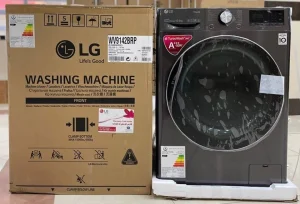 ماشین لباسشویی ال جی V9 با ظرفیت 9 کیلوگرم و موتور Inverter Direct Drive، شستشوی سریع و کم‌صدا
