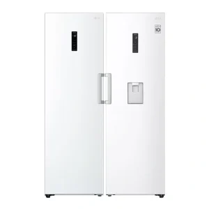 یخچال دوقلو ال جی رنگ سفید با فناوری Linear Cooling و کمپرسور اینورتر خطی