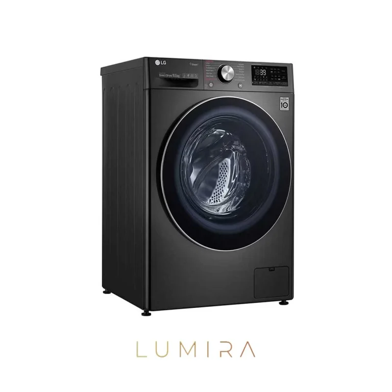 ماشین لباسشویی ال‌جی مدل V9 رنگ دودی متالیک با ظرفیت 10.5 کیلوگرم - LumiraHouse